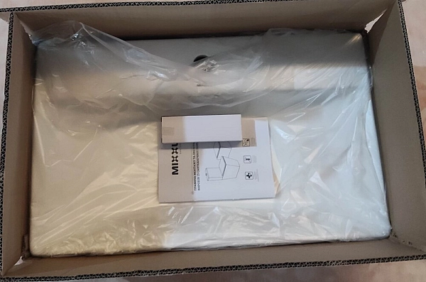 Раковина підвісна Mixxus Premium QUADRO-0206 600х360х130mm з отвором під змішувач та переливом (MP6509) - Фото - 10