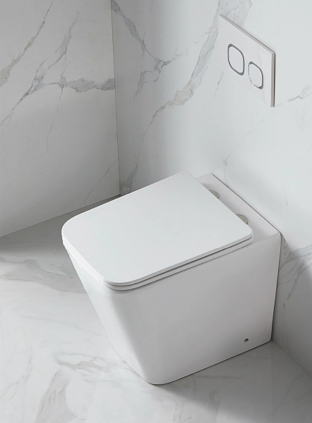 Унітаз підлоговий безбачковий Mixxus Premium QUADRO-0701-R 600х355х410mm, система змиву RIMLESS (MP6590) - Фото - 2