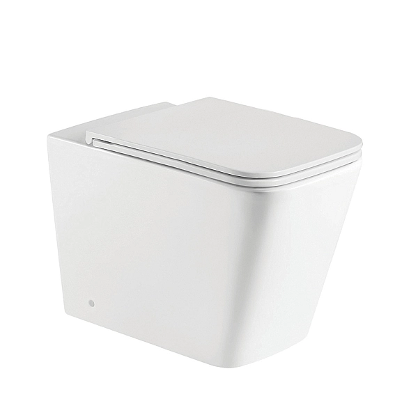 Унітаз підлоговий безбачковий Mixxus Premium QUADRO-0701-R 600х355х410mm, система змиву RIMLESS (MP6590) - Фото - 3