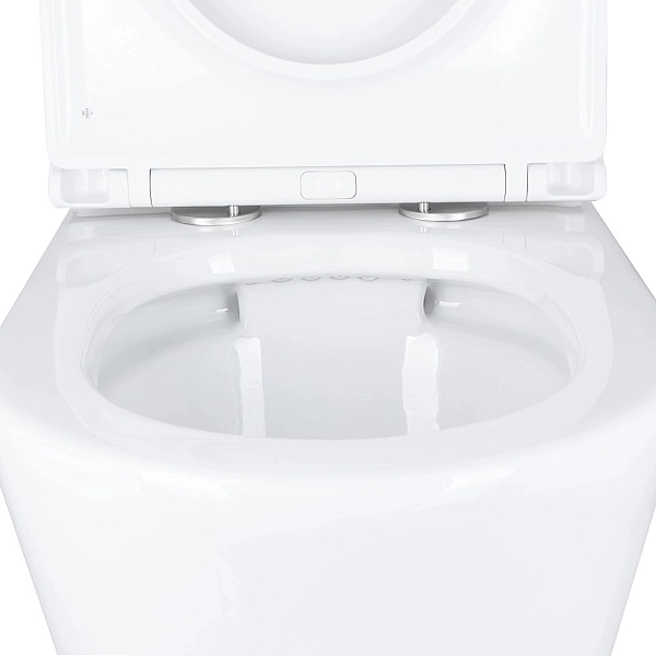 Унітаз-компакт Mixxus BEVEL-0405-R 605х370х800mm, система змиву RIMLESS (MI6728) - Фото - 2