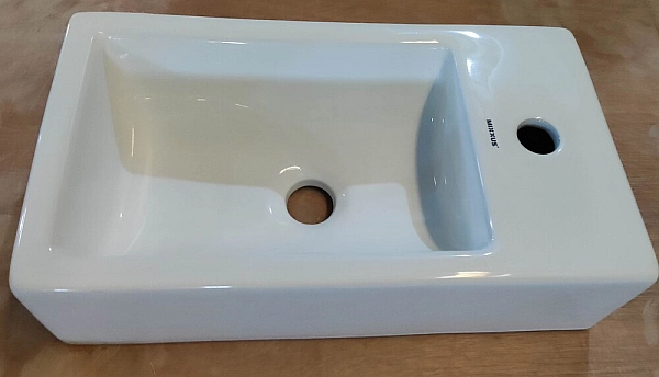 Раковина накладна Mixxus Premium QUADRO-0207 480х260х125mm з отвором під змішувач (MP6503) - Фото - 8