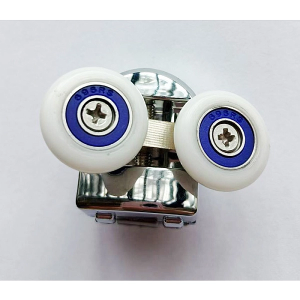 Ролики для душових кабін подвійні колеса MIXXUS PREMIUM ROLLERS SCP05-1 CHROME верхні (25mm для DIVERSE SC03) (MI8167) - Фото - 3