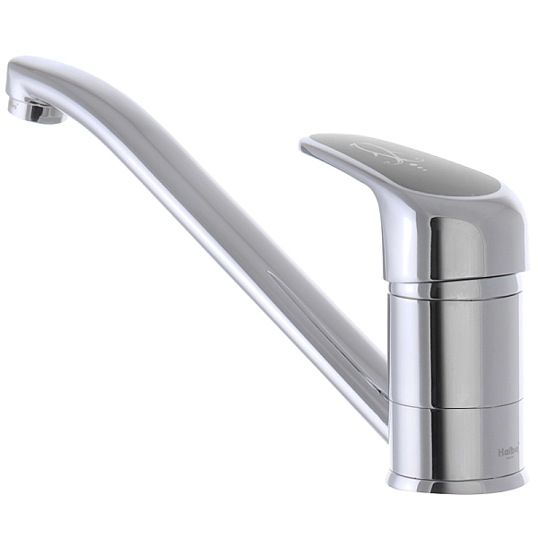 Змішувач для кухні Haiba Magic 004 з чорною ручкою (HB0687) - Фото - 4