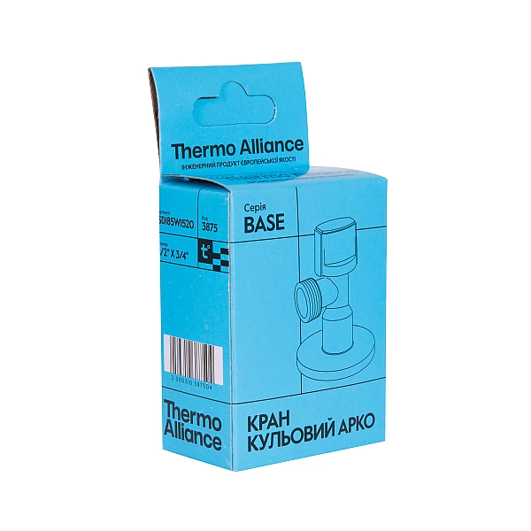 Кран приборный Thermo Alliance Base 1/2"х3/4" НР SD185W1520 - Фото - 7