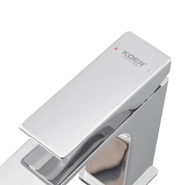 Змішувач для умивальника Koer KB-10010-01 (Колір хром) (KR3478) - Фото - 8