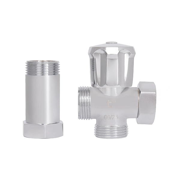 Кран шаровой Thermo Alliance Standart приборный с удлинителем 3/4"ННВ SD183W20 - Фото - 5