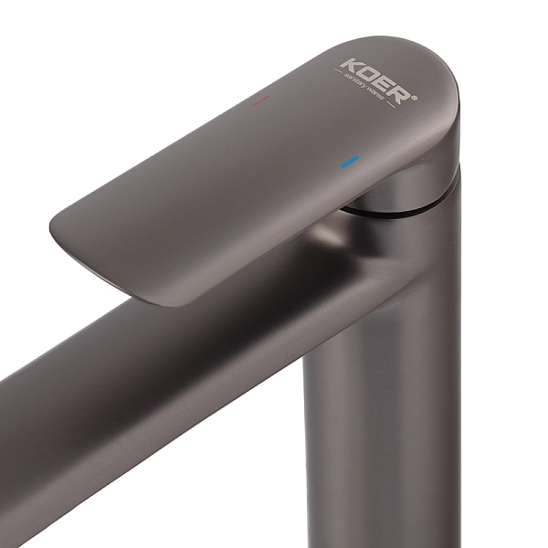 Змішувач для умивальника Koer KB-11028-07 високий (KR5296) - Фото - 7
