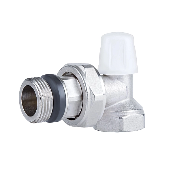 Кран радіаторний Icma 3/4" з антипротіканням кутовий без ручки №805+940