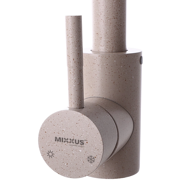 Змішувач для кухні Mixxus SUS 011 Бежевий (SS2791) - Фото - 2