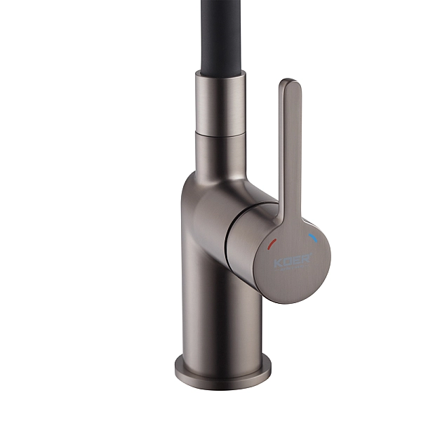 Змішувач для кухні Koer KB-70029-07 Колір графіт (KR5500) - Фото - 7