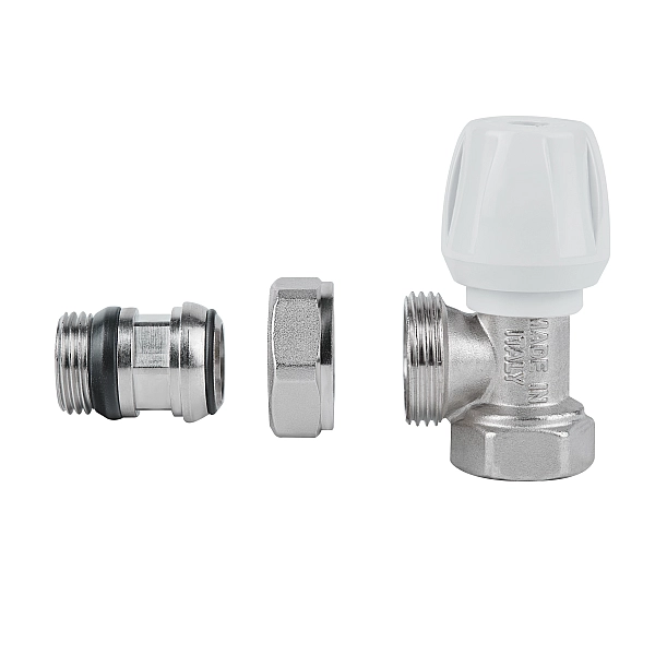 Кран радіаторний Icma 1/2" з антипротіканням кутовий №803+940 - Фото - 4