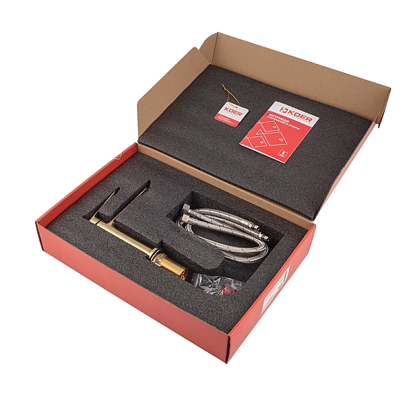 Змішувач для умивальника Koer KB-10028-12 (KR5291) - Фото - 6