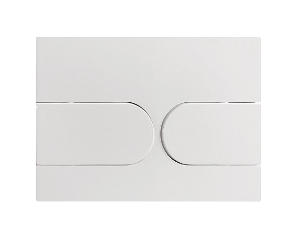 Панель змиву Koer KT-0604-03 240x160x10mm пластикова, кнопка закруглена (KR5322) - Фото - 2