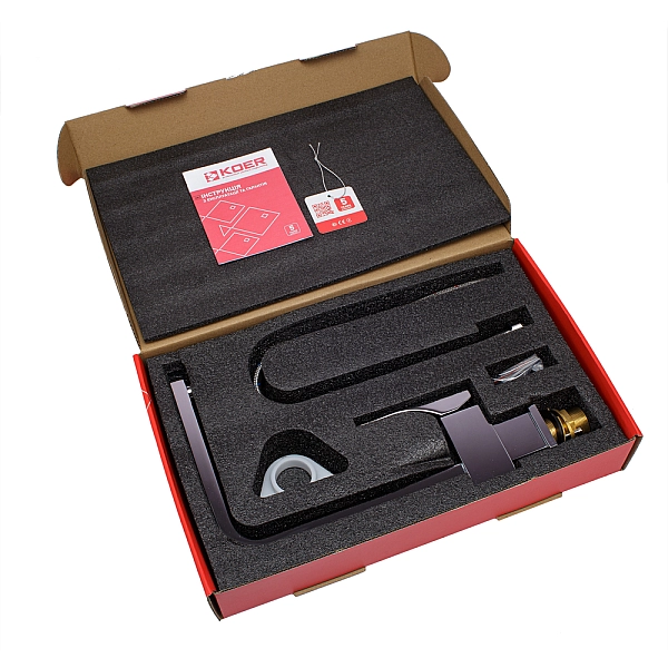 Змішувач для кухні Koer KB-70010-01 (Колір хром) (KR3488) - Фото - 6