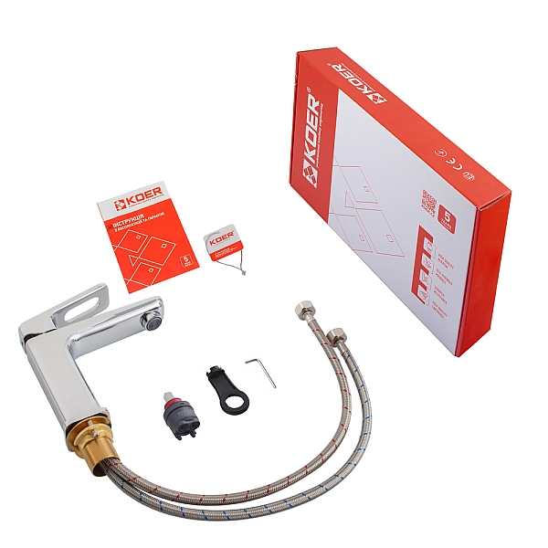 Змішувач для умивальника Koer KB-10031-01 (KR5430) - Фото - 4