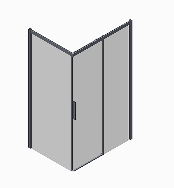 Бічна стінка до кабіни Koer SR SW05-90x200-TR-01 прозоре скло Easy Clean 6мм, хром (KR5407) - Фото - 20