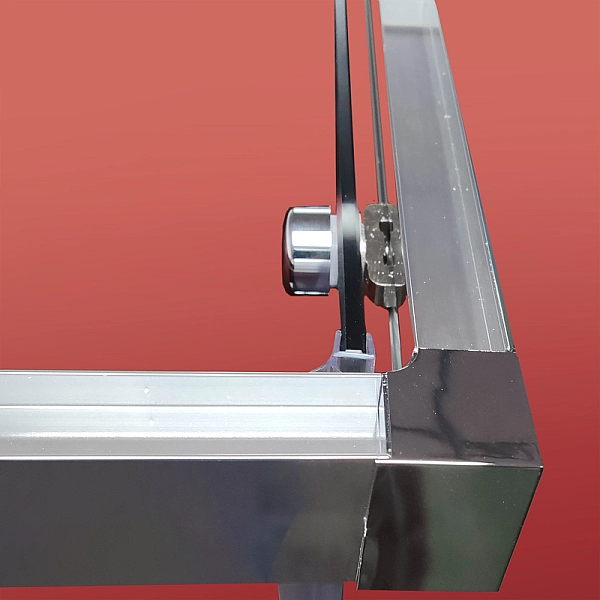 Бічна стінка до кабіни Koer SR SW05-90x200-TR-01 прозоре скло Easy Clean 6мм, хром (KR5407) - Фото - 33