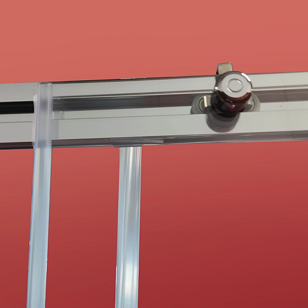 Бічна стінка до кабіни Koer SR SW05-90x200-TR-01 прозоре скло Easy Clean 6мм, хром (KR5407) - Фото - 3