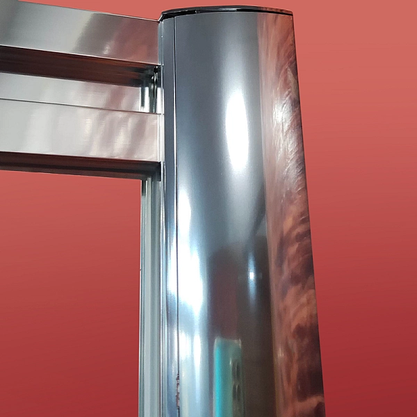 Бічна стінка до кабіни Koer SR SW05-90x200-TR-01 прозоре скло Easy Clean 6мм, хром (KR5407) - Фото - 7