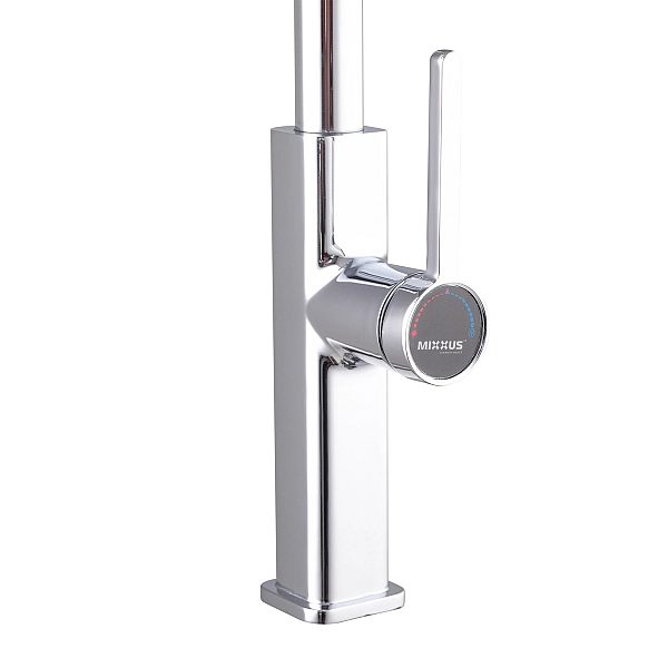 Змішувач для кухні з висувним виливом Mixxus Premium HAMMER 014 (MI6953) - Фото - 5