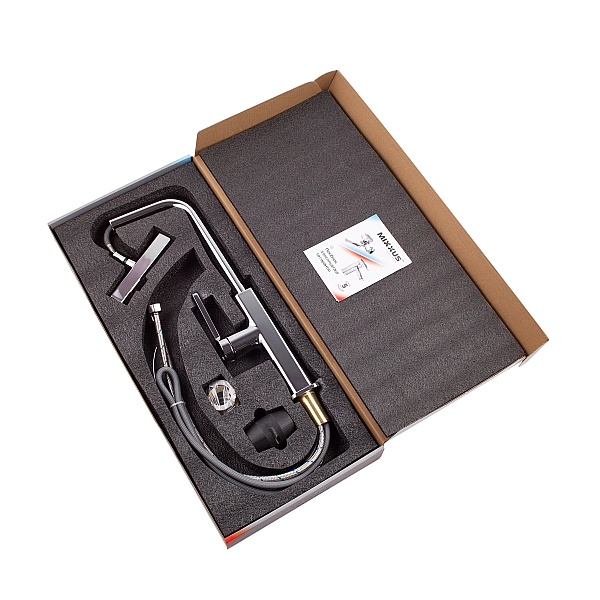 Змішувач для кухні з висувним виливом Mixxus Premium HAMMER 014 (MI6953) - Фото - 3