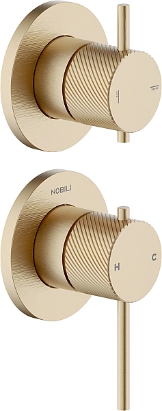 Змішувач для душу Respiro Miele брашований PVD WE81102-1RSCGP Nobili