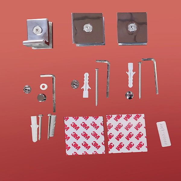 Двері в нішу Koer SR SD04-100x200-TR-01 прозоре скло Easy Clean 10мм, хром (KR5386) - Фото - 8