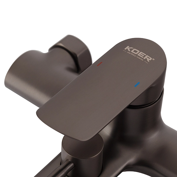 Змішувач для ванни з коротким виливом Koer KB-40028-07 (KR5308) - Фото - 3