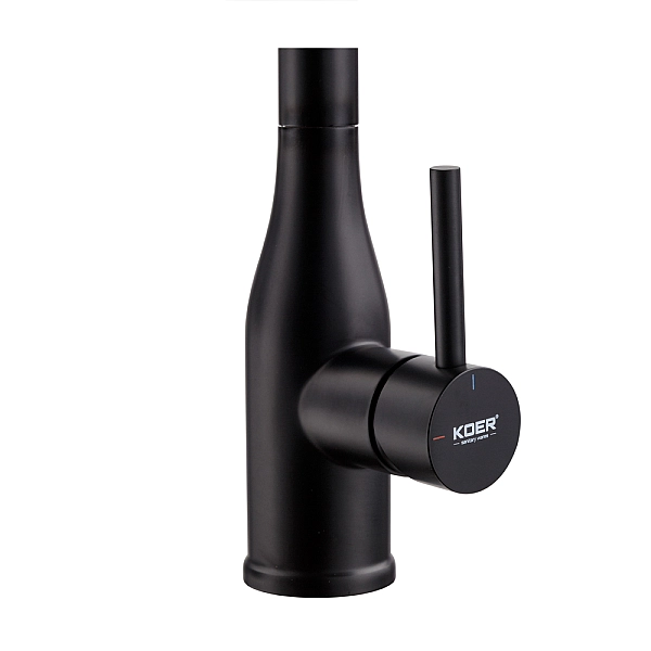 Змішувач для кухні Koer KI-70026-05 з чорним силіконовим виливом (KR5210) - Фото - 9