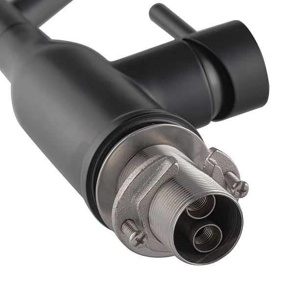 Змішувач для кухні Koer KI-70026-05 з чорним силіконовим виливом (KR5210) - Фото - 6