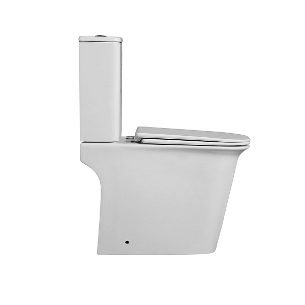 Унітаз-компакт Mixxus WAVE-0404-R 630х350х805mm, система змиву RIMLESS (MI6692) - Фото - 2