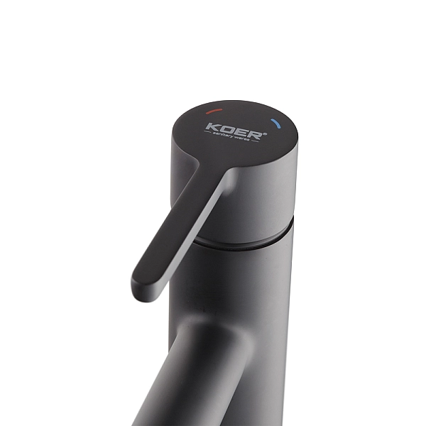 Змішувач для умивальника Koer KB-10029-05 Колір чорний (KR5487) - Фото - 4