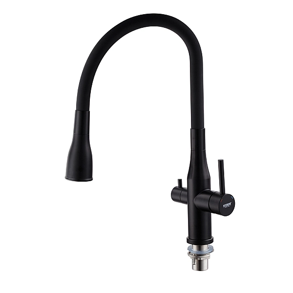 Змішувач для кухні Koer KI-72024-05 з виходом для питної води (нерж. сталь) (KR5012) - Фото - 5