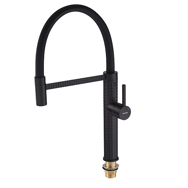 Змішувач для кухні Mixxus Premium Oliwer 017 BLACK REFL.BLACK (MI6966) - Фото - 8