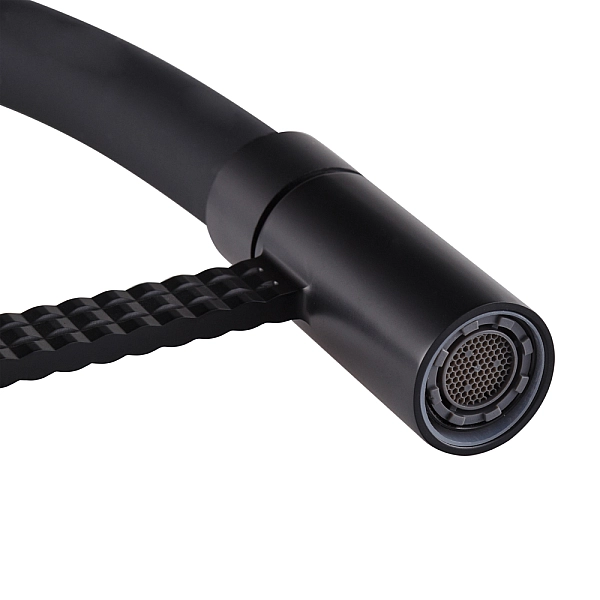 Змішувач для кухні Mixxus Premium Oliwer 017 BLACK REFL.BLACK (MI6966) - Фото - 4