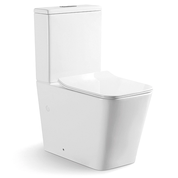 Унітаз-компакт Mixxus QUADRO-0403-R 640x360x835mm, система змиву RIMLESS (MI6710) - Фото - 2