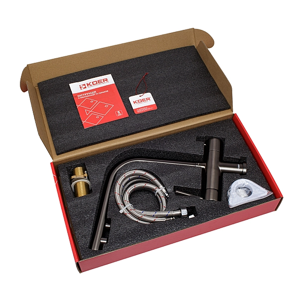 Змішувач для кухні з виходом для питної води KOER KB-72001-07 (KR3393) - Фото - 7