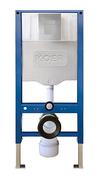 Інсталяція для підвісного унітазу Koer KT-0504-01 500x126x1150mm з панеллю змиву KT-0607-01 Хром (KR5348) - Фото - 13