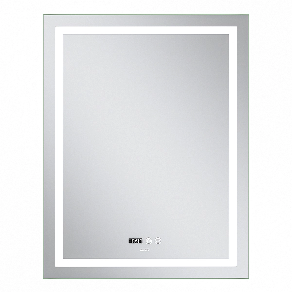 Дзеркало Mixxus Premium FLASH MR21-60x80 з Led Touch, Anti-fog, димером, регулятором яскравості, годинником (MP6617) - Фото - 5