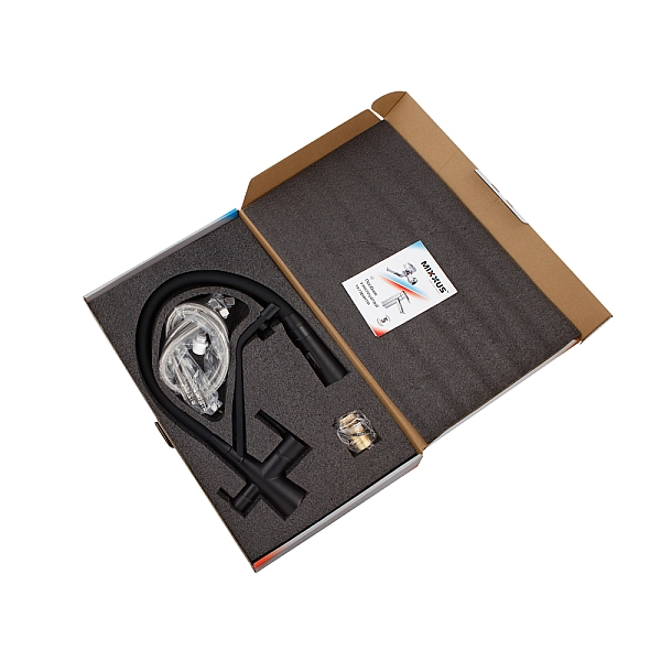Змішувач для кухні Mixxus Premium Magnet 021 BLACK REFL.BLACK (MI6974) - Фото - 8