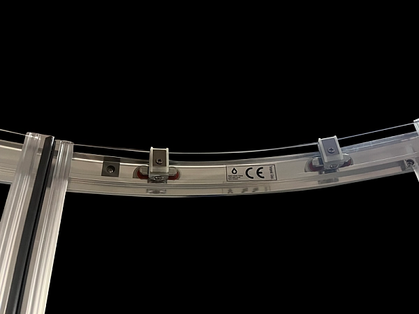 Душова кабіна без піддону Koer SR SC04-90x90x195-TR-01 прозоре скло Easy Clean 5мм, хром (KR5360) - Фото - 8