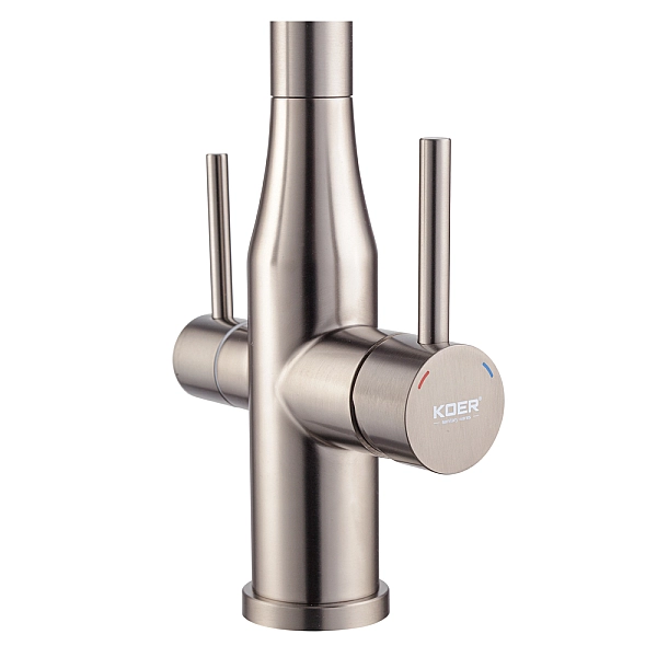Змішувач для кухні Koer KI-72024-07 з виходом для питної води (нерж. сталь) (KR5013) - Фото - 5
