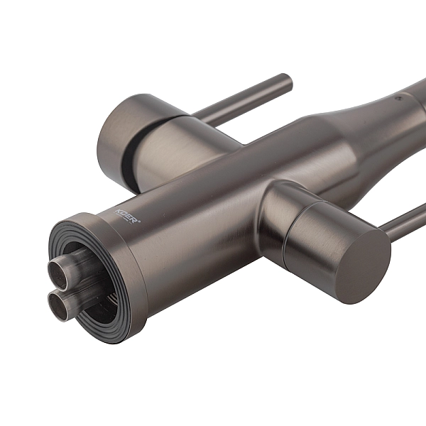 Змішувач для кухні Koer KI-72024-07 з виходом для питної води (нерж. сталь) (KR5013) - Фото - 8