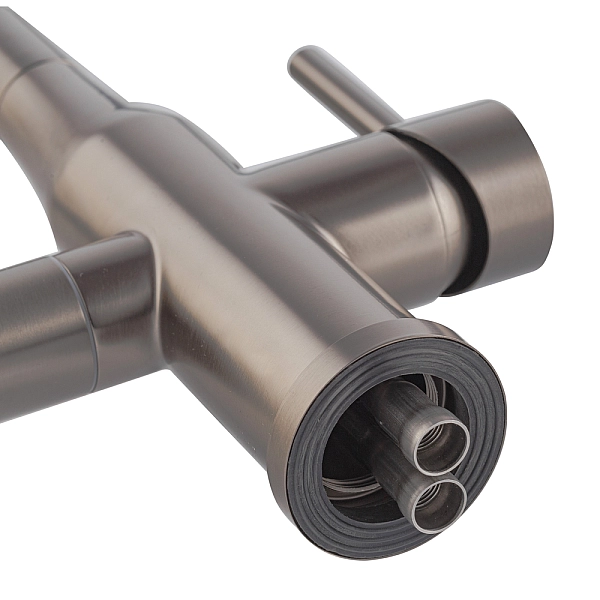 Змішувач для кухні Koer KI-72024-07 з виходом для питної води (нерж. сталь) (KR5013) - Фото - 6