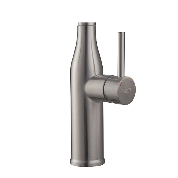 Кухонний змішувач з силіконовим виливом KOER KI-70005-02 (нерж. сталь) (KR3388) - Фото - 6