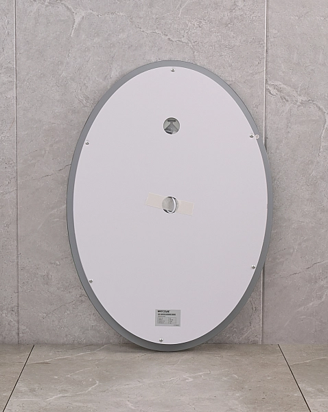 Дзеркало Mixxus PLAIN MV02-50x70 з Led Touch, Anti-fog, димером, регулятором яскравості, годинником (MI6010) - Фото - 9