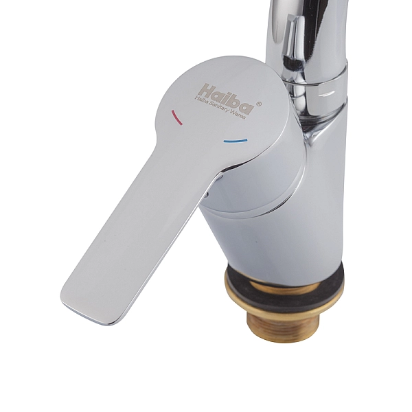 Змішувач для умивальника Haiba Marco 001 Turn (HB4010) - Фото - 6