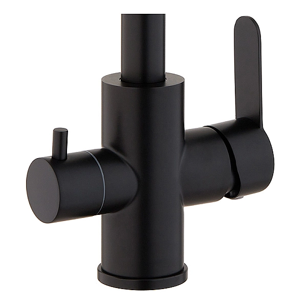 Змішувач для кухні Mixxus DAX-021-G Black  (нерж. сталь) з вих.для пит.води (MI6078) - Фото - 2