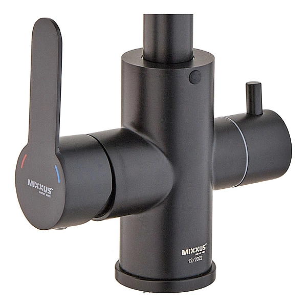 Змішувач для кухні Mixxus DAX-021-G Black  (нерж. сталь) з вих.для пит.води (MI6078) - Фото - 3