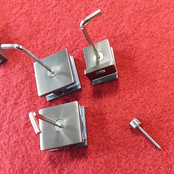 Двері в нішу Koer SR SD04-120x200-TR-07 прозоре скло Easy Clean 10мм, графіт (KR5388) - Фото - 13